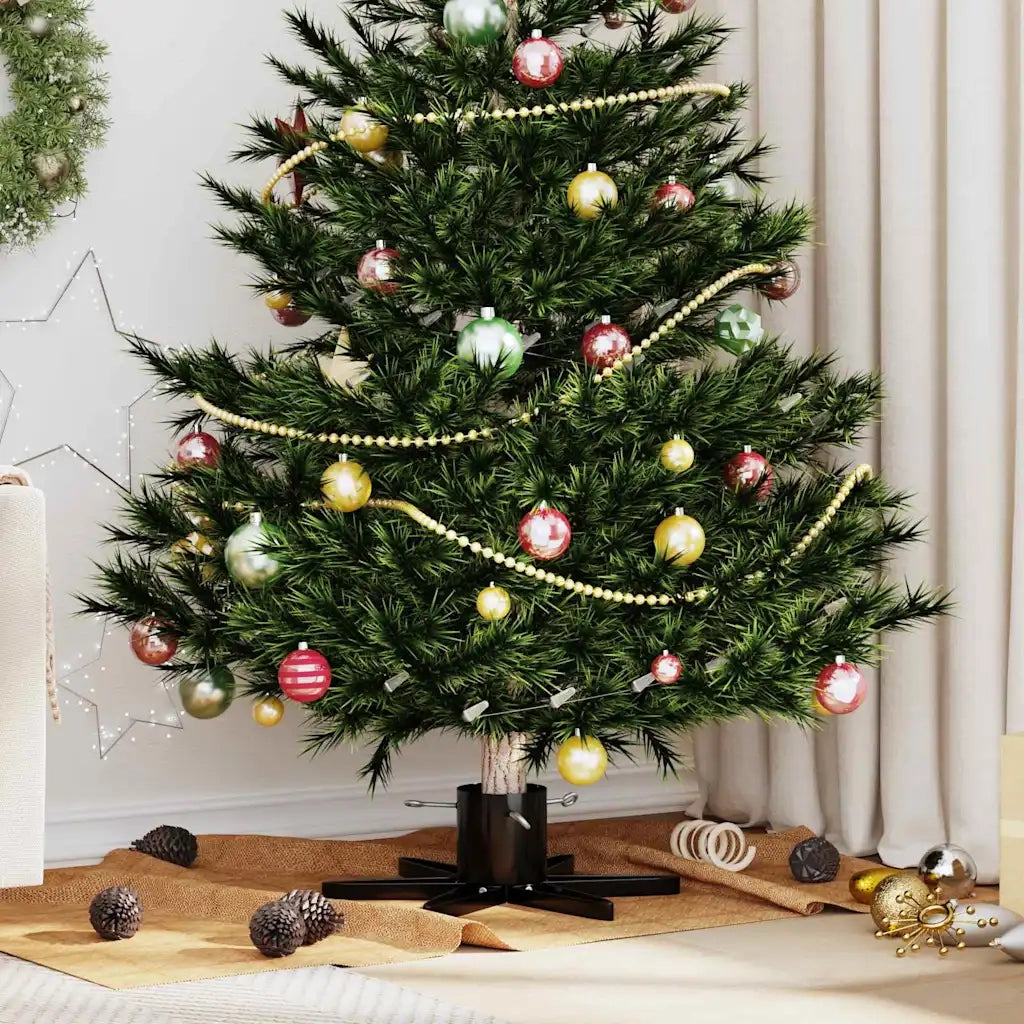 Supporto per Albero di Natale Nero 50 x 50 x 15,5 cm Acciaio 42019200