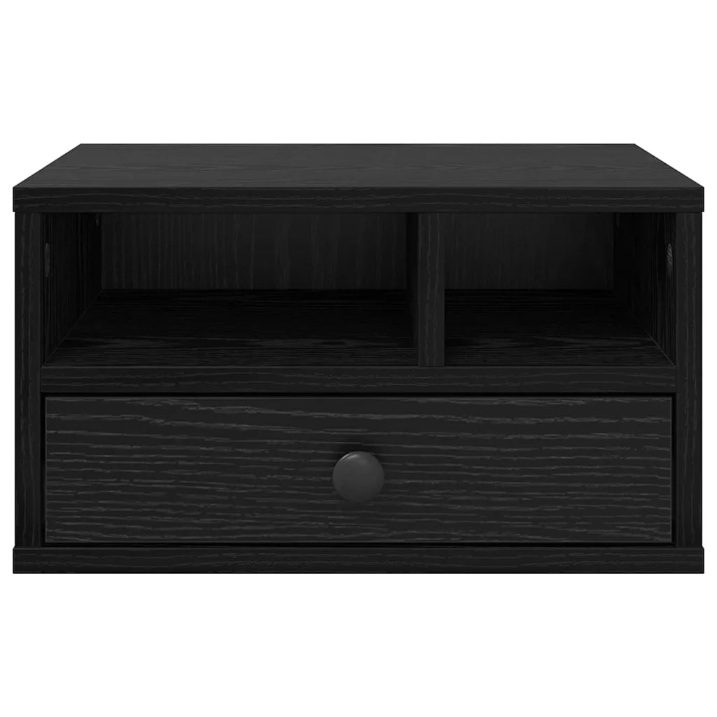 Supporto per Stampante Rovere Nero 40 x 32 x 24 cm 886030