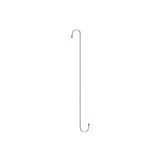 Gancio a "S" grande zincato 820 x 63 x 60 mm.