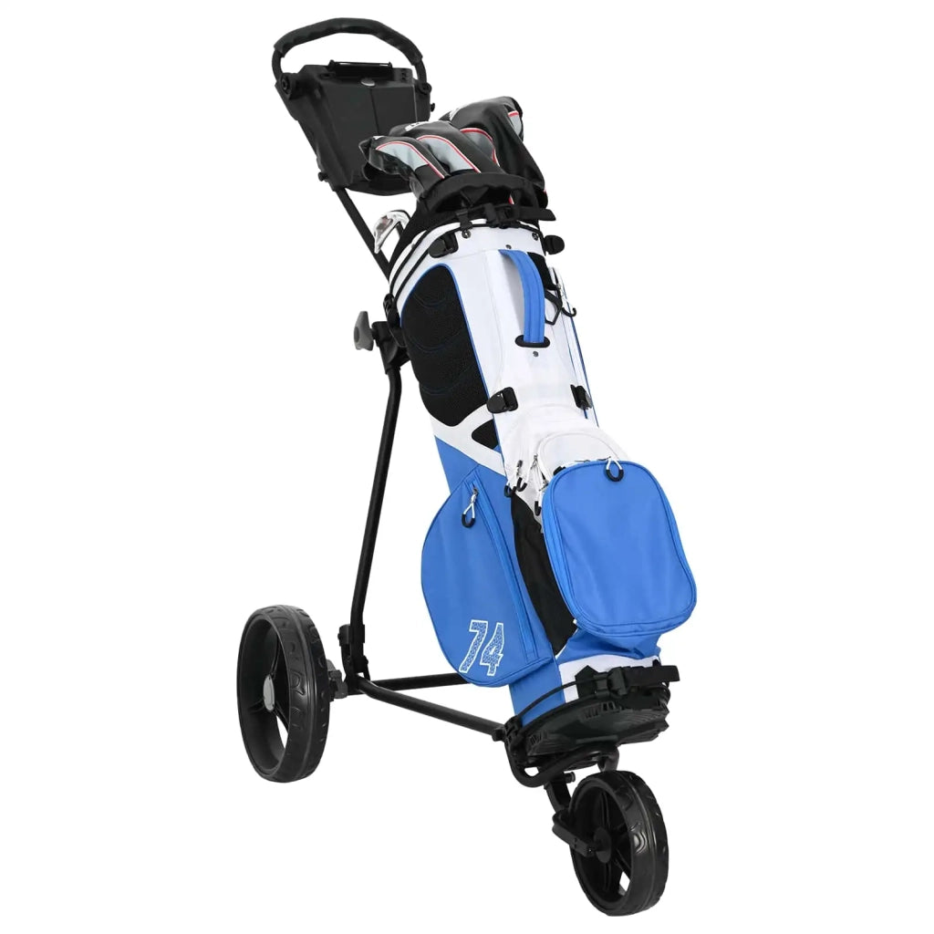 Carrello da golf Nero 95 x 60 x 130 cm Ferro 42033584