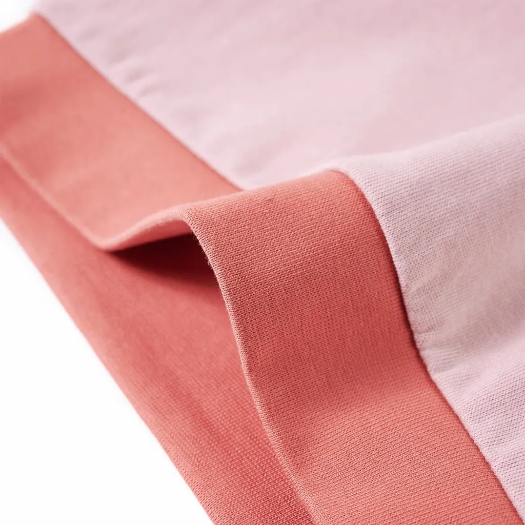 Felpa da Bambina Color Block Rosa 104 14385
