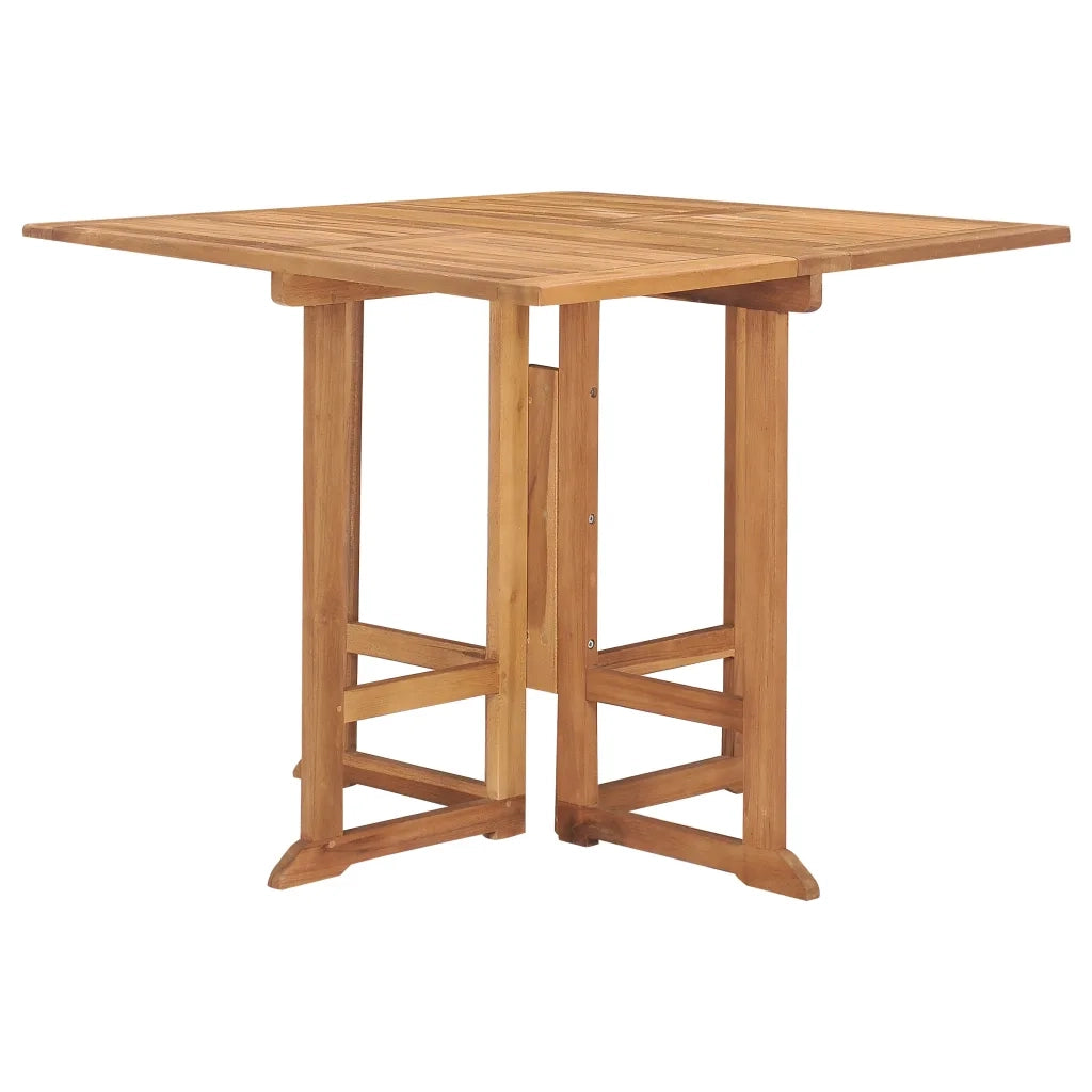 Set da Pranzo da Giardino 5 pz Pieghevole in Massello di Teak 3059982