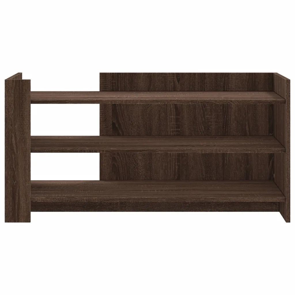 Tavolino Salotto Rovere Marrone 100x50x50 cm Legno Multistrato 848352