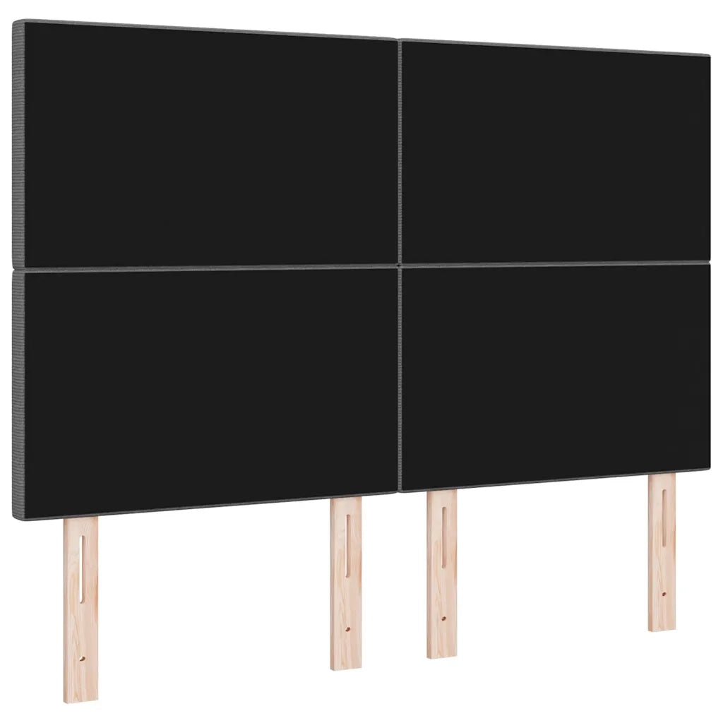 Testiera LED con testiera Grigio chiaro 160 cm Tessuto in Cords 3338330