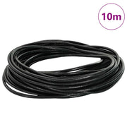 Cordino in Pelle Nero ?3 mm x 10 m Pelle CFW6038379
