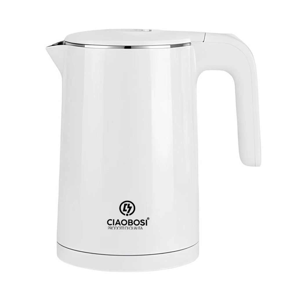 Bollitore Elettrico 0.9L 1500W con Spegnimento Automatico Riscaldamento Rapido Bianco Avizar