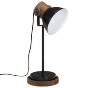 vidaXL Lampada da Scrivania 25 W Nera 17x17x50 cm E27