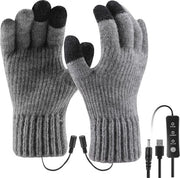 Manicure elettriche unisex touchscreen riscaldanti adattabili a temperatura touchscreen soffici con ventilazione per gomiti in grigio regalo per l'inverno