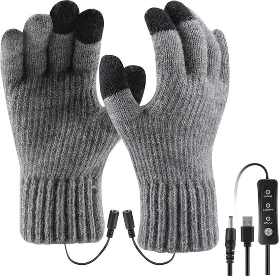 Manicure elettriche unisex touchscreen riscaldanti adattabili a temperatura touchscreen soffici con ventilazione per gomiti in grigio regalo per l'inverno