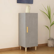 Credenza Grigio Cemento 34,5x34x90 cm in Legno Multistrato cod mxl 8892