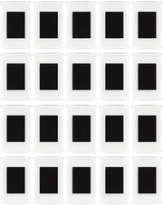 Scatole per foto mini - 20 pezzi - Scatole per foto in acrilico - Adatti per foto 7x4,5 cm - Protezione antischegge - Visualizzazione senza bordi - Scatole per foto magnetiche