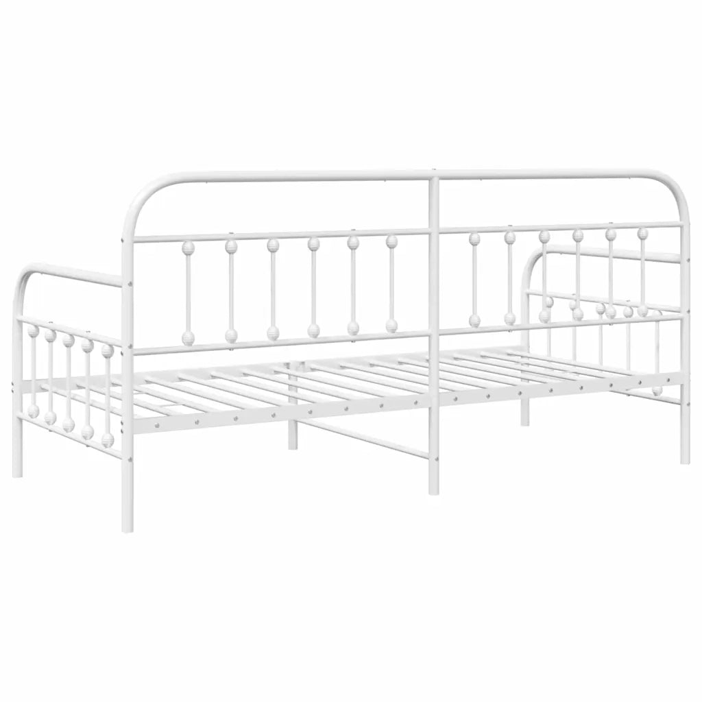 Struttura per letto di giorno-Giroletto Bianco 100 x 200 cm