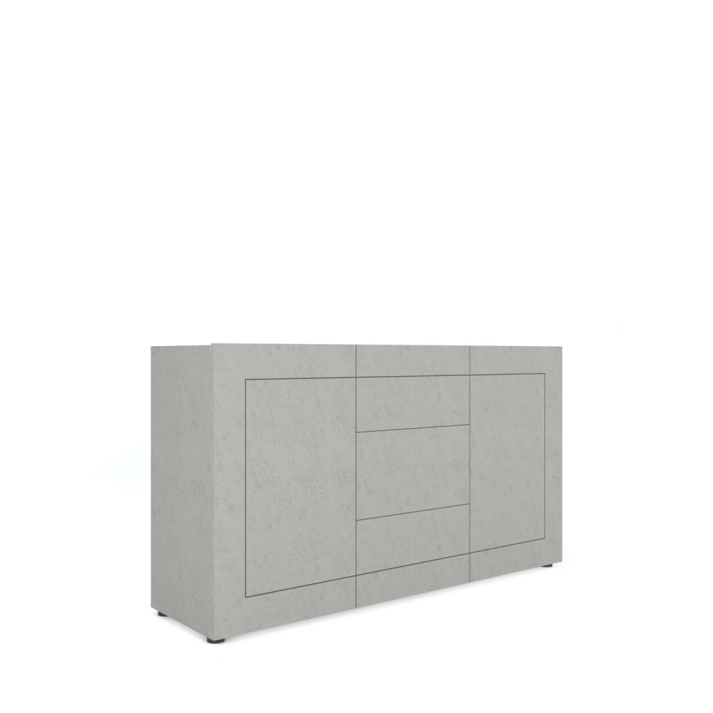 Madia 2 ante/3 cassetti 150x40x83,5 cm Elios cashmere