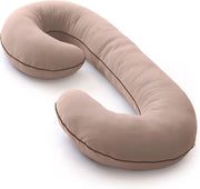 Cuscino per gravidanza, cuscino da lato con copertura (marrone)