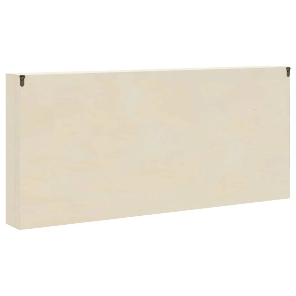 Vetrina a muro Beige 80 x 8,5 x 36 cm Legno multistrato 42015619