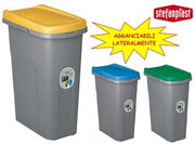 PATTUMIERA RACCOLTA DIFFERENZIATA ECO SYSTEM Lt. 15 CM. 33x22x41H