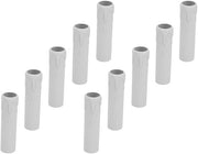 Fittine per candele Faux Vintage a cera d'aspirina per lampade da soffitto - Nero - Set di 104 pezzi