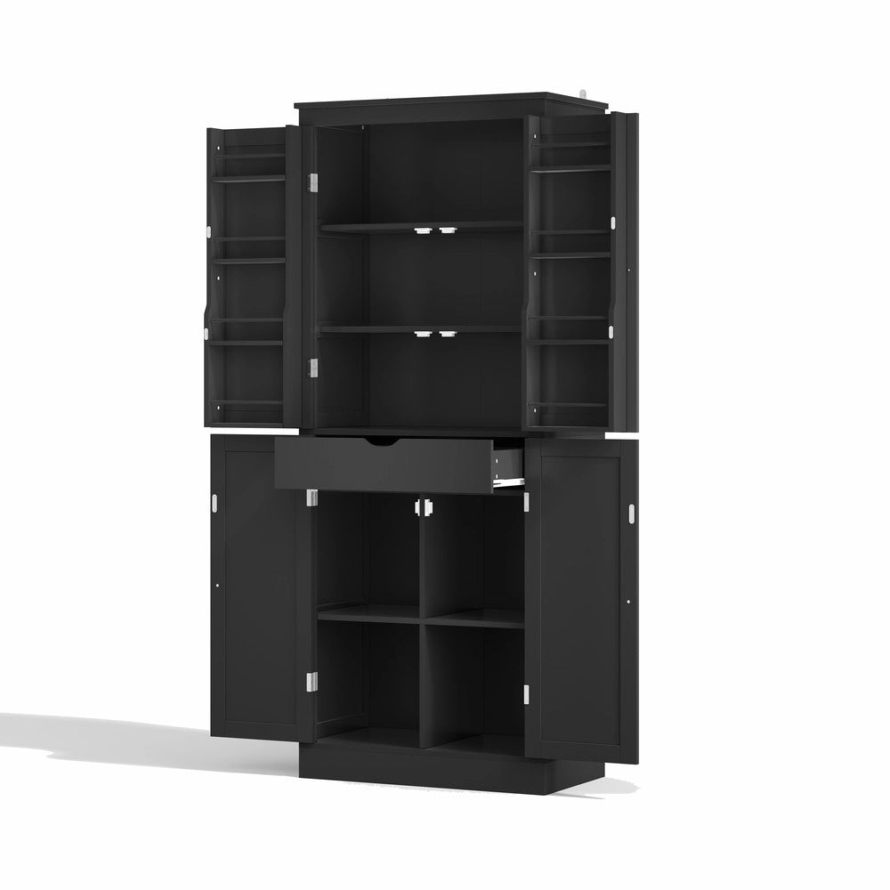 Mobile Multiuso con Ante, Ripiani e Cassetto ¨C Xylo ¨C 75x182x40