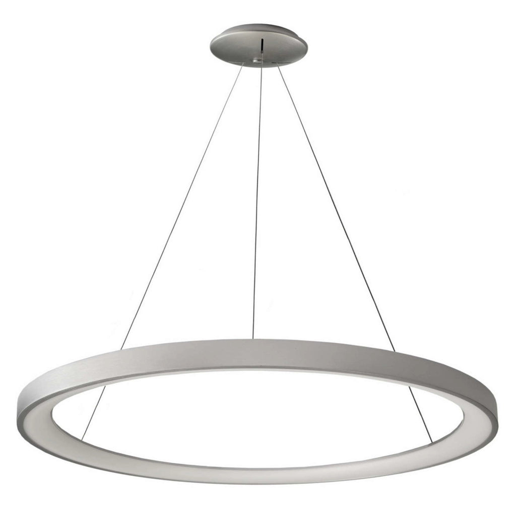 MEROPE 800 lampadario pendente LED 60W CCT dimmerabile lampada sospensione circolare 78cm luci cucina ristorante pizzeria ufficio 230V GRIGIO
