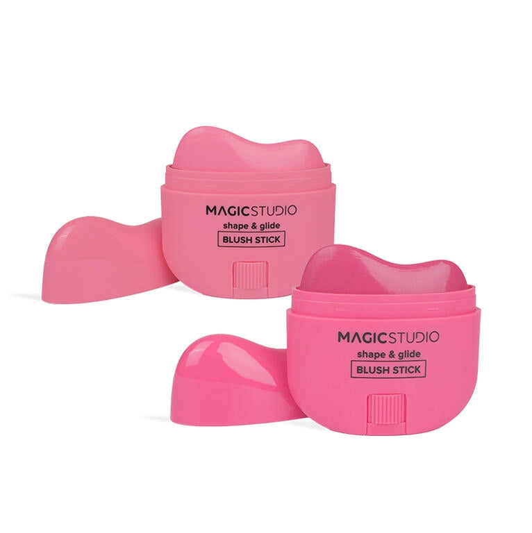 Magic Studio blush in stick a cuore  Hot Pink