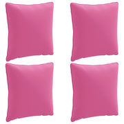 Cuscini per Schiena a 4 Pezzi PUTTEN 4 pcs 100% Poliestere Rosa 945156
