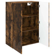 Armadietto a Muro | Mobiletto a muro Rovere Fumo 66 x 34,5 x 90 cm