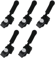 15 pezzi - Rits con coperchio rimovibile - Antiscivolo - Taglia S/M/L - Plastica - Adatto per abbigliamento e bagagli
