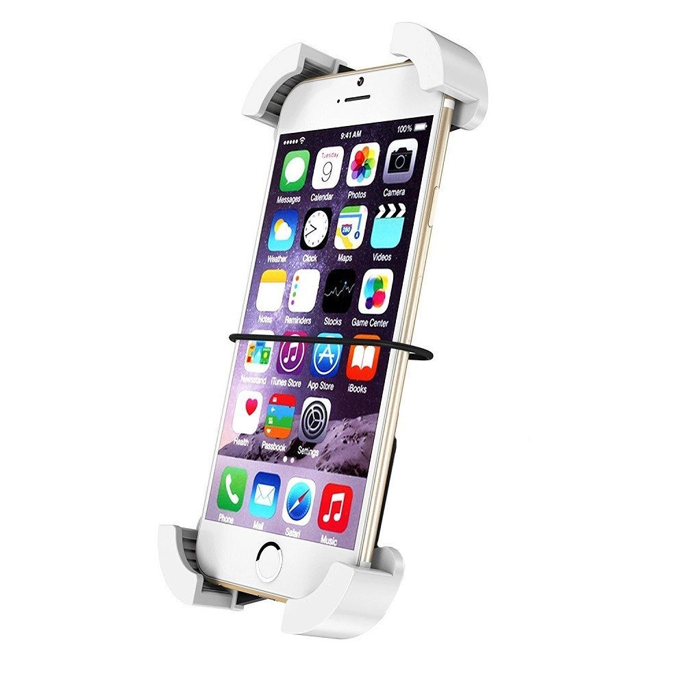 Trade Shop - Porta Cellulare Per Bicicletta Manubrio Supporto Smartphone Rotante 360° Max 5,5" -