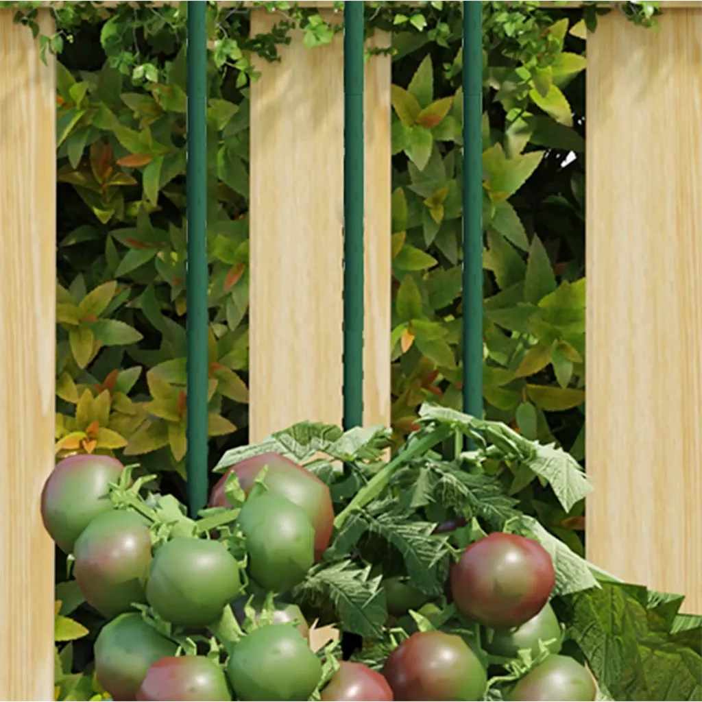 Supporti per Piante da Giardino 30 pz Verde 150 cm Acciaio CFW9234954