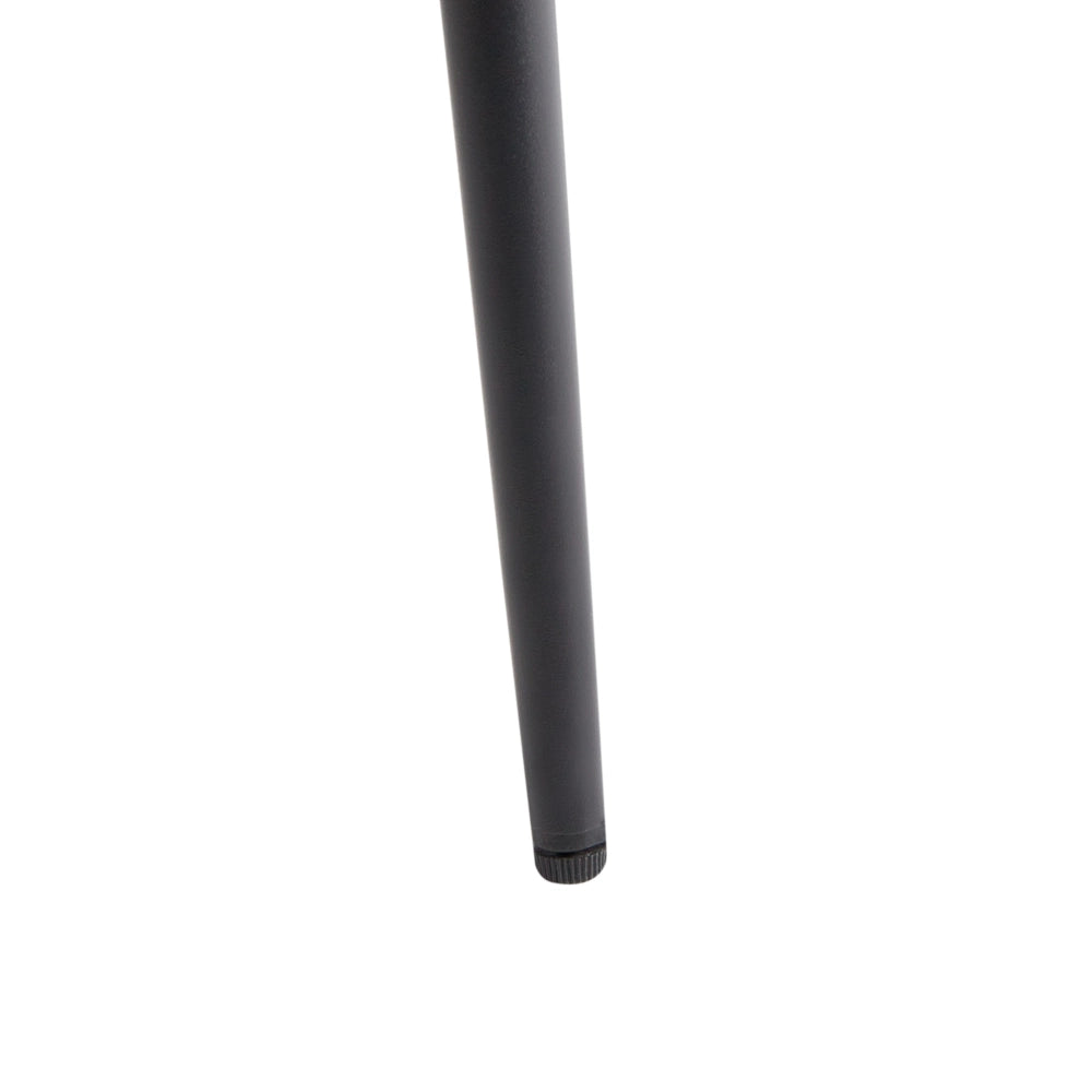Set di 2 sedie da pranzo bouclè in tessuto beige braccioli schienale intagliato gambe in metallo moderna industriale