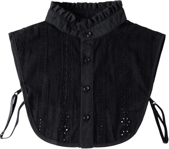 Cravatta rimovibile per camicia da donna con collo a V falso