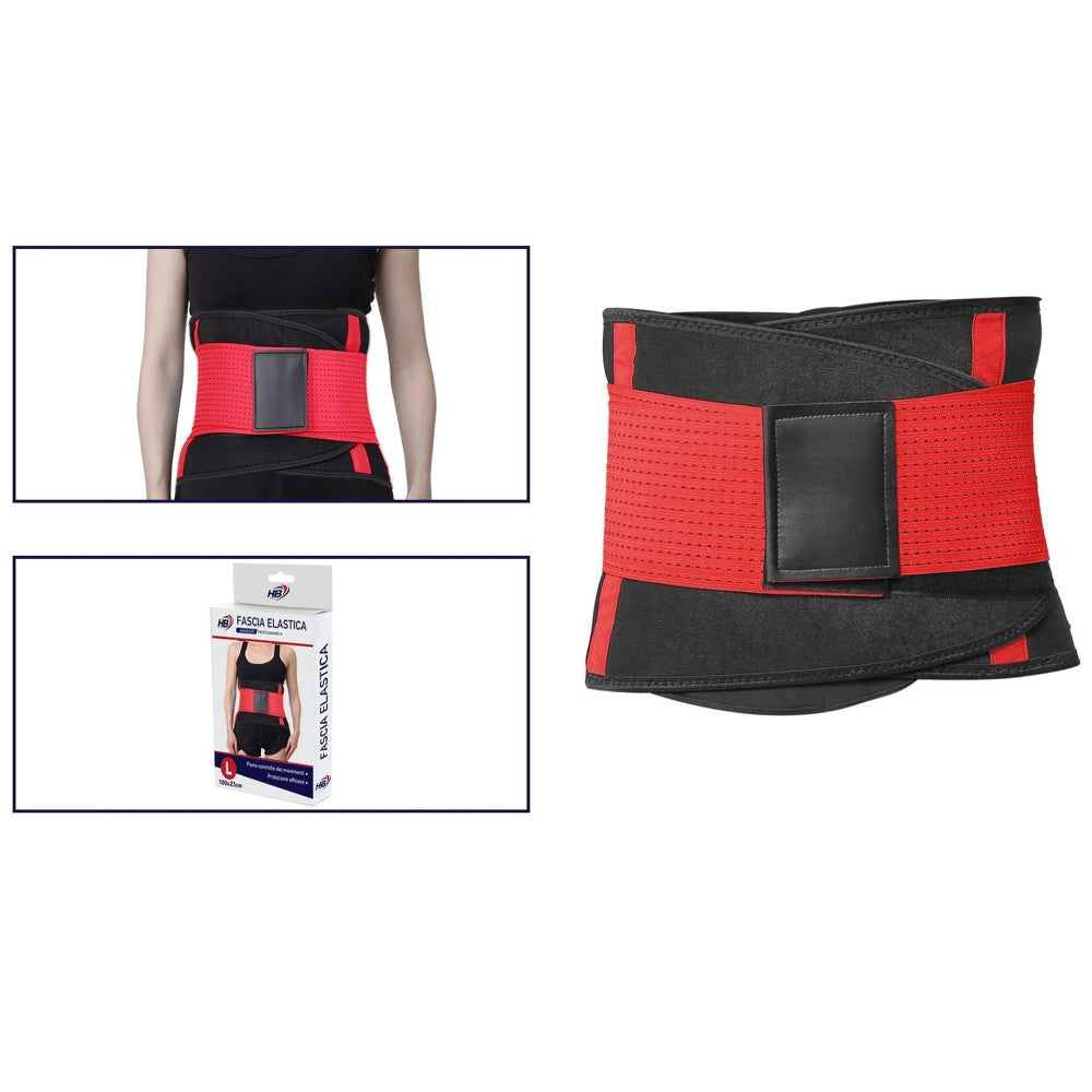 Trade Shop - Fascia Lombare Supporto Per La Schiena Cintura Di Sostegno Trainer Pancia Unisex -