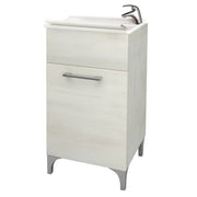 Lavatoio anta unica da cm 45x50 colore rovere bianco