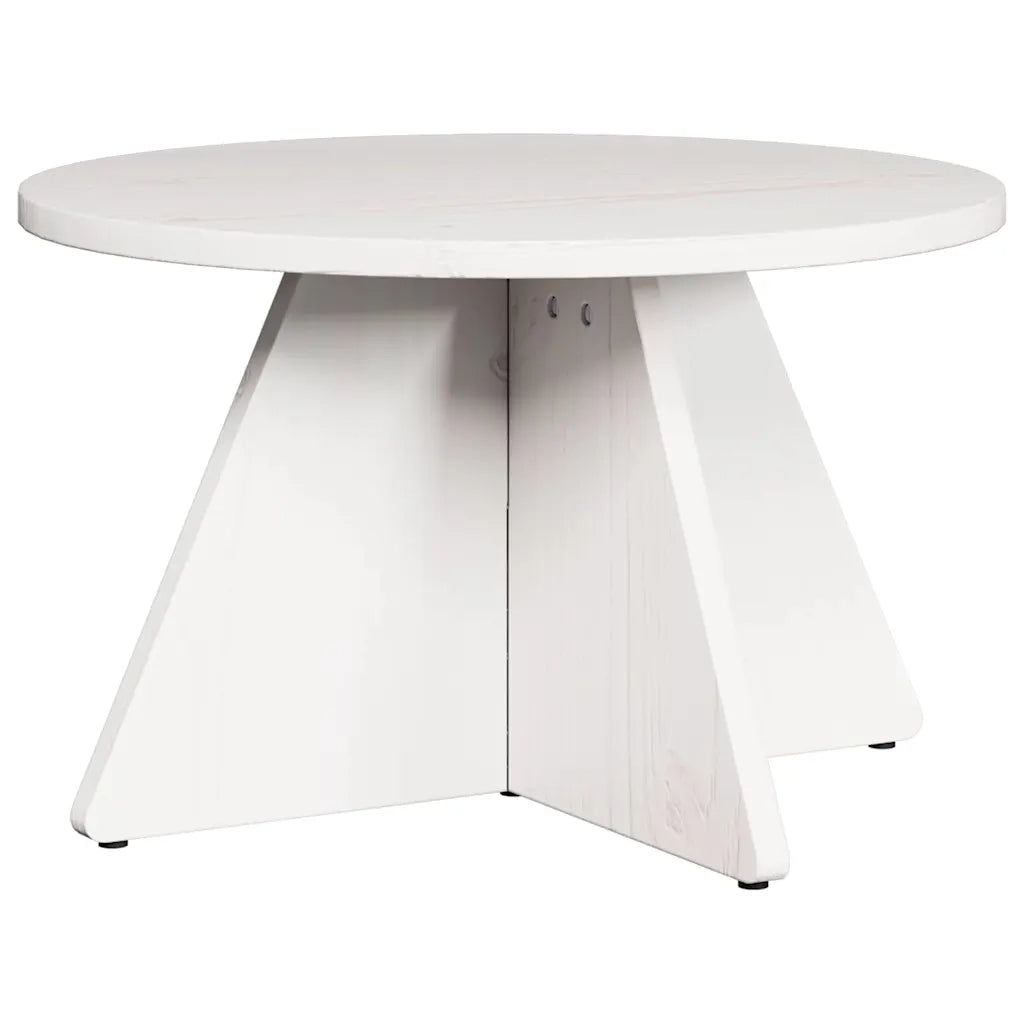 vidaXL Tavolino da salotto 3 pcs Bianco 49 x 49 x 30 cm