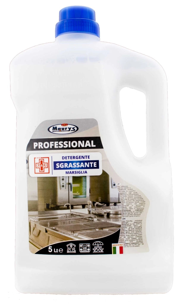 15LT MAURY'S PROFESSIONAL DETERGENTE SGRASSANTE MARSIGLIA IN CONFEZIONE DA 3X5 L