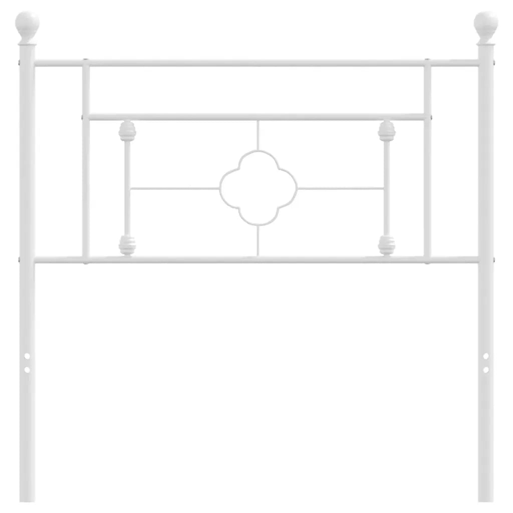 Testiera di Ricambio in Metallo Bianco 100 cm 374417