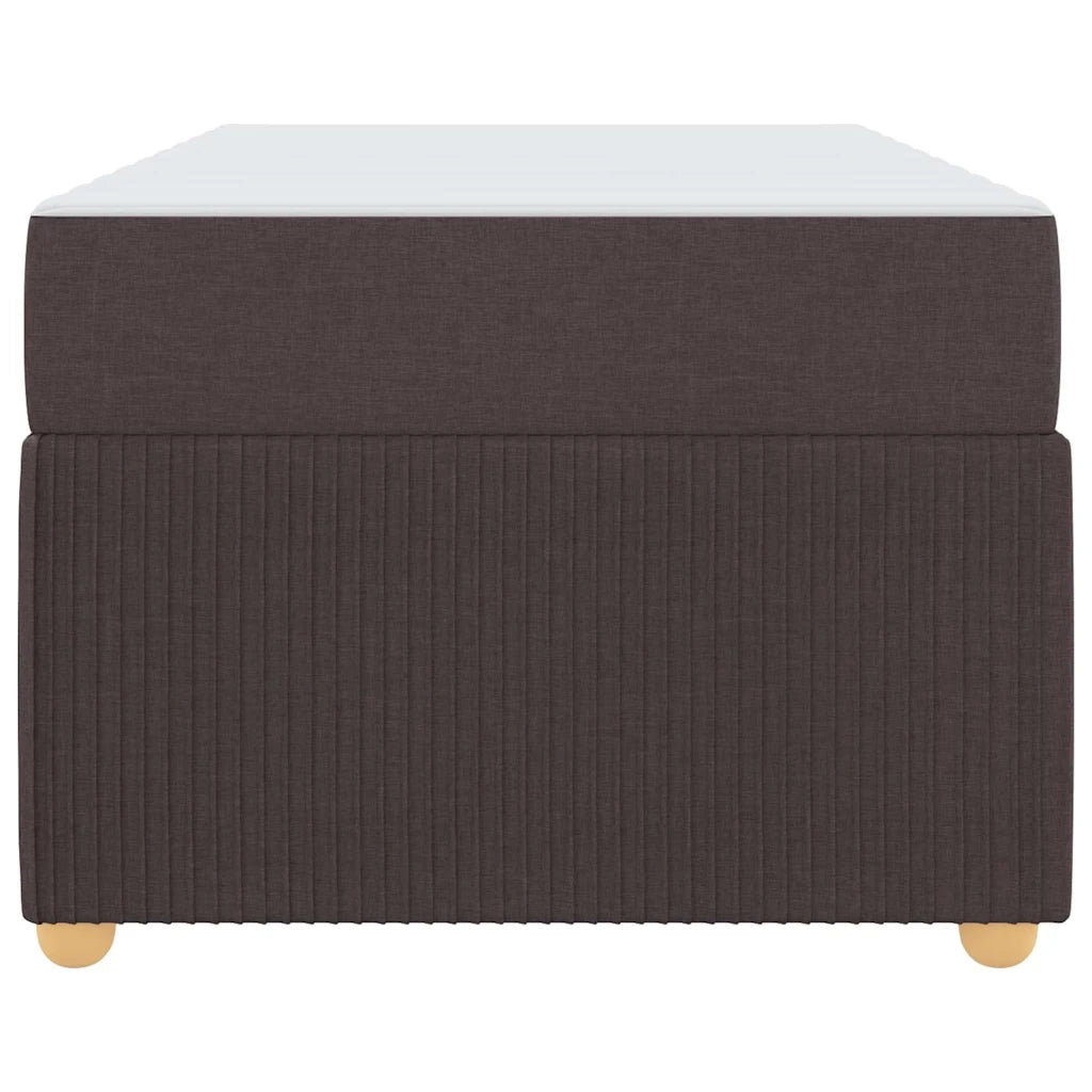 Struttura del letto Marrone Scuro 80 x 200 cm Tessuto