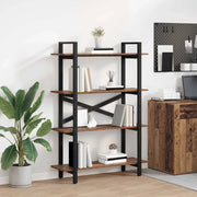 Libreria-Scaffale per Libri-Mobile di Stoccaggio Legno vecchio 100 x 33,5 x 140 cm Legno multistrato
