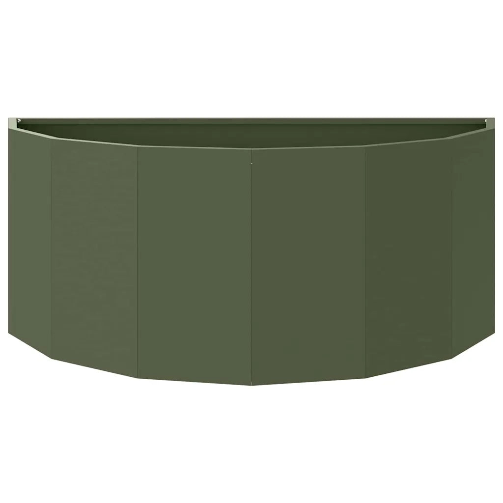 Fioriera Verde oliva 90 x 45 x 35 cm Acciaio 883692