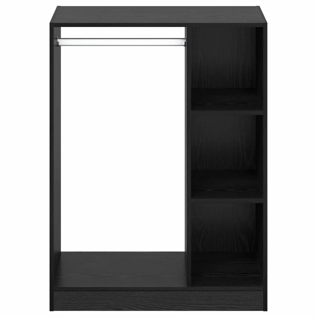 Guardaroba con lo scaffale Rovere Nero 77 x 48 x 102 cm