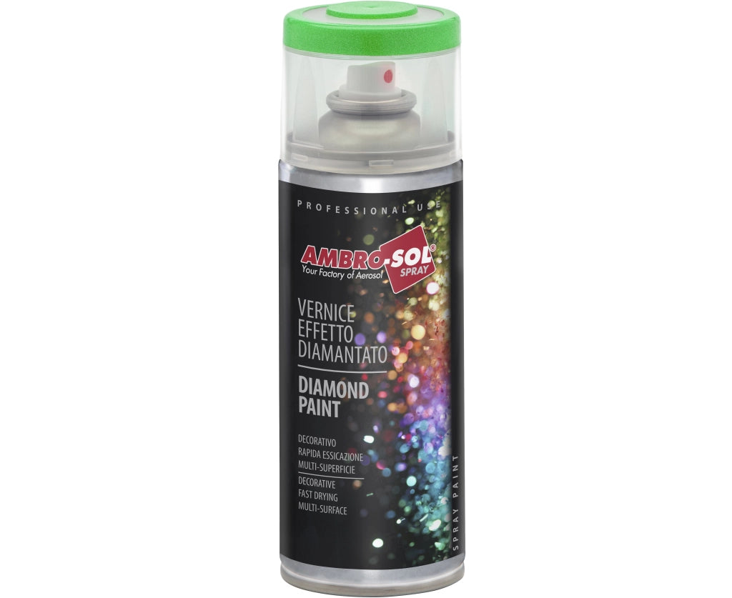 BOMBOLETTA SPRAY METALLIZZATO AMBROSOL 400 ml - Argento - 6 pezzi- AMBROSOL
