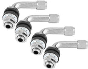 Ventiatori a 90 gradi di angolo - 4 pezzi - Lega di alluminio/Rubbero - Resistenti al freddo/calore/ozono - Facili da installare - 100% testati per la fessurazione - Ventiatori a cappio