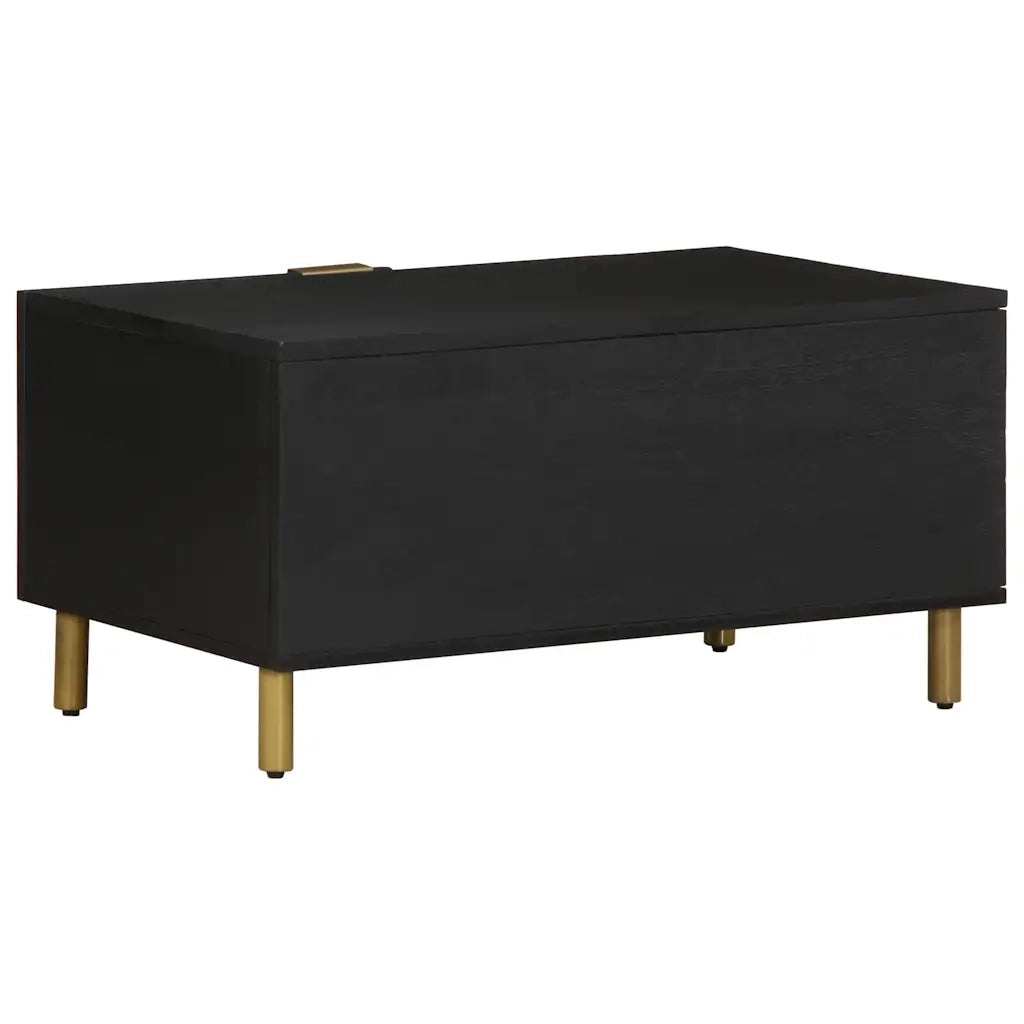 Tavolino da Salotto Nero 80x50x40 cm in Legno Multistrato 4017652