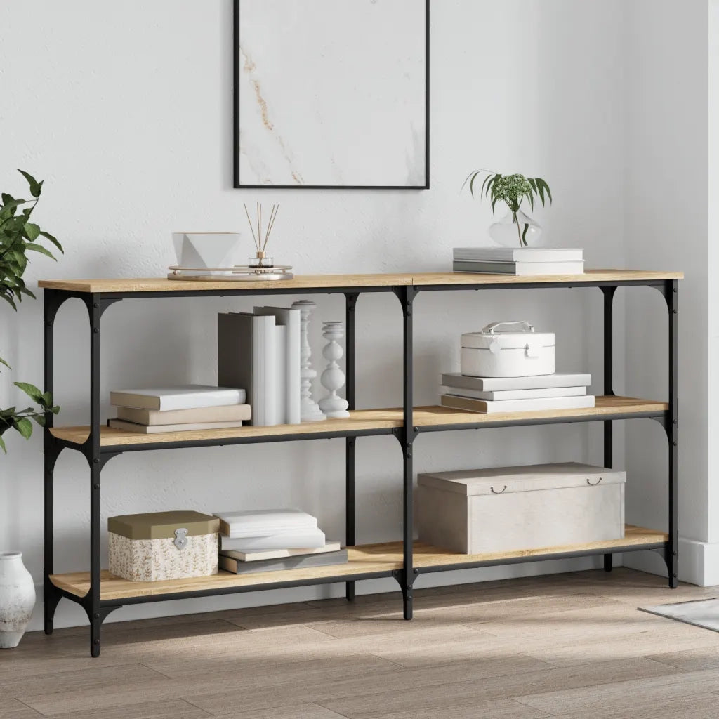Tavolo Consolle Rovere Sonoma 150x29x75 cm in Legno Multistratocod mxl 107285