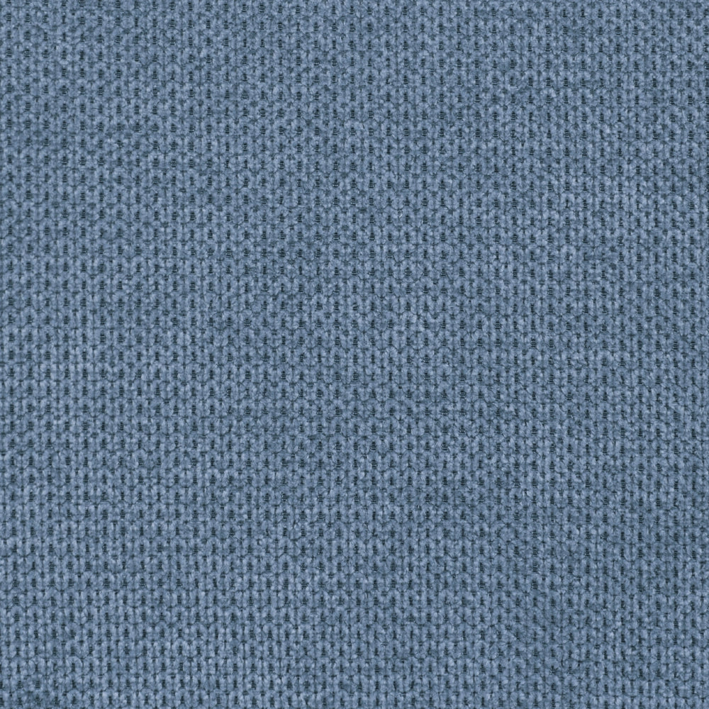 Set di 2 sedie da pranzo in tessuto poliestere con texture a maglia blu soggiorno e camera da letto