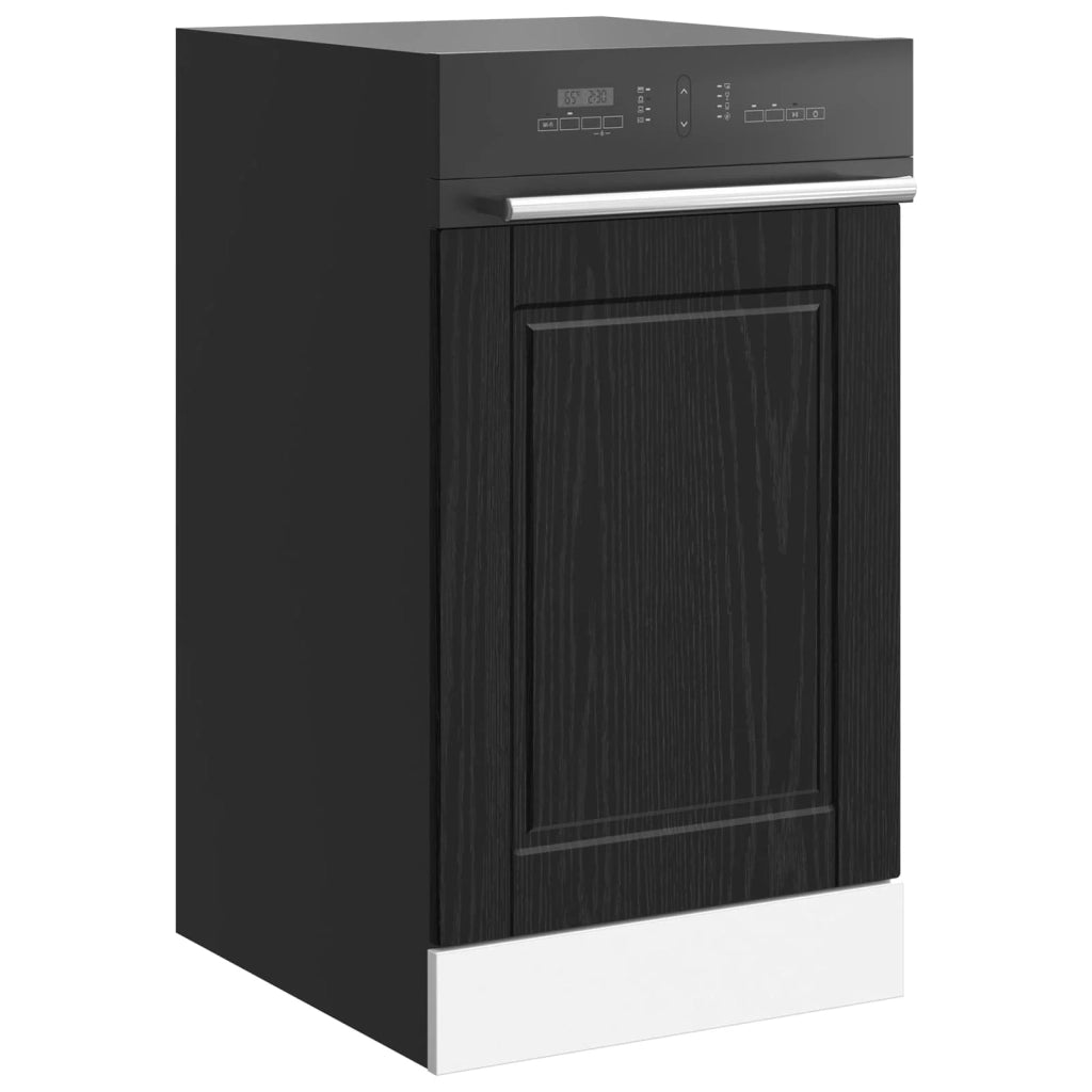 Pannello lavastoviglie PORTO Rovere Nero 45 x 1,5 x 57 cm 8003861