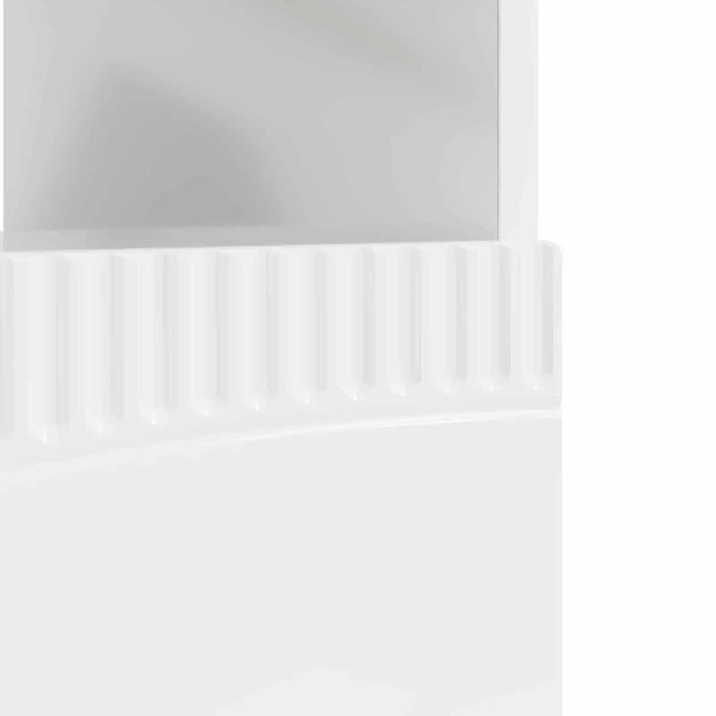 Mobile TV LED Bianco Lucido Legno ingegnerizzato 897439