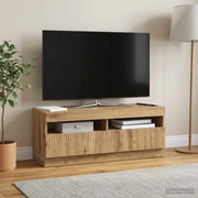 Mobile TV LED Rovere Artigianale Legno ingegnerizzato 897434