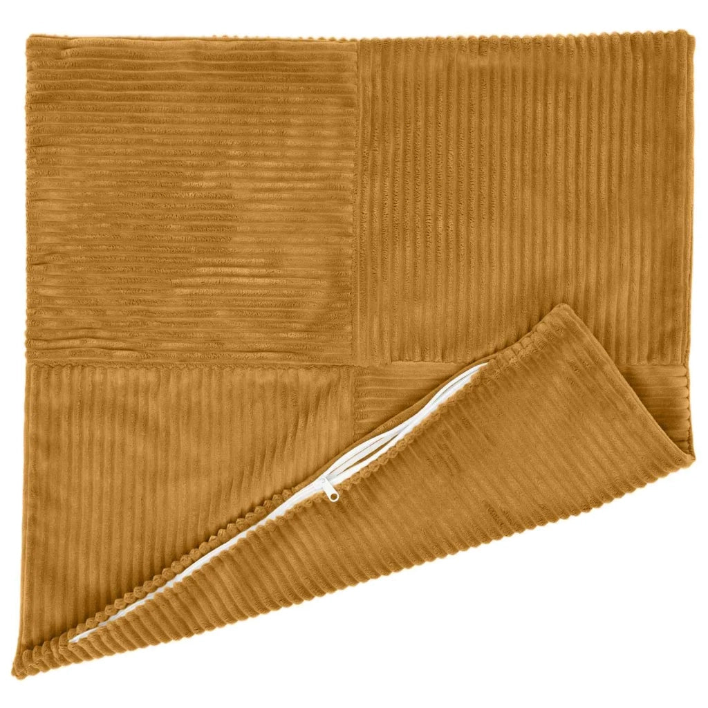 Federa 2 pcs ALMELO Giallo 50 x 50 cm corduroy 914914
