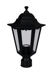 Lanterna da palo modello Berlino Ø60 mm ? 60W IP44 ? 192x192x356 mm ? Nero ? Syntesy